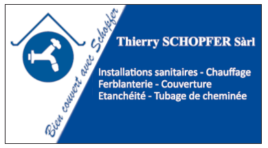 Thierry Schopfer Sàrl - Sanitaire - Chauffage - Couverture - Bâtiment
