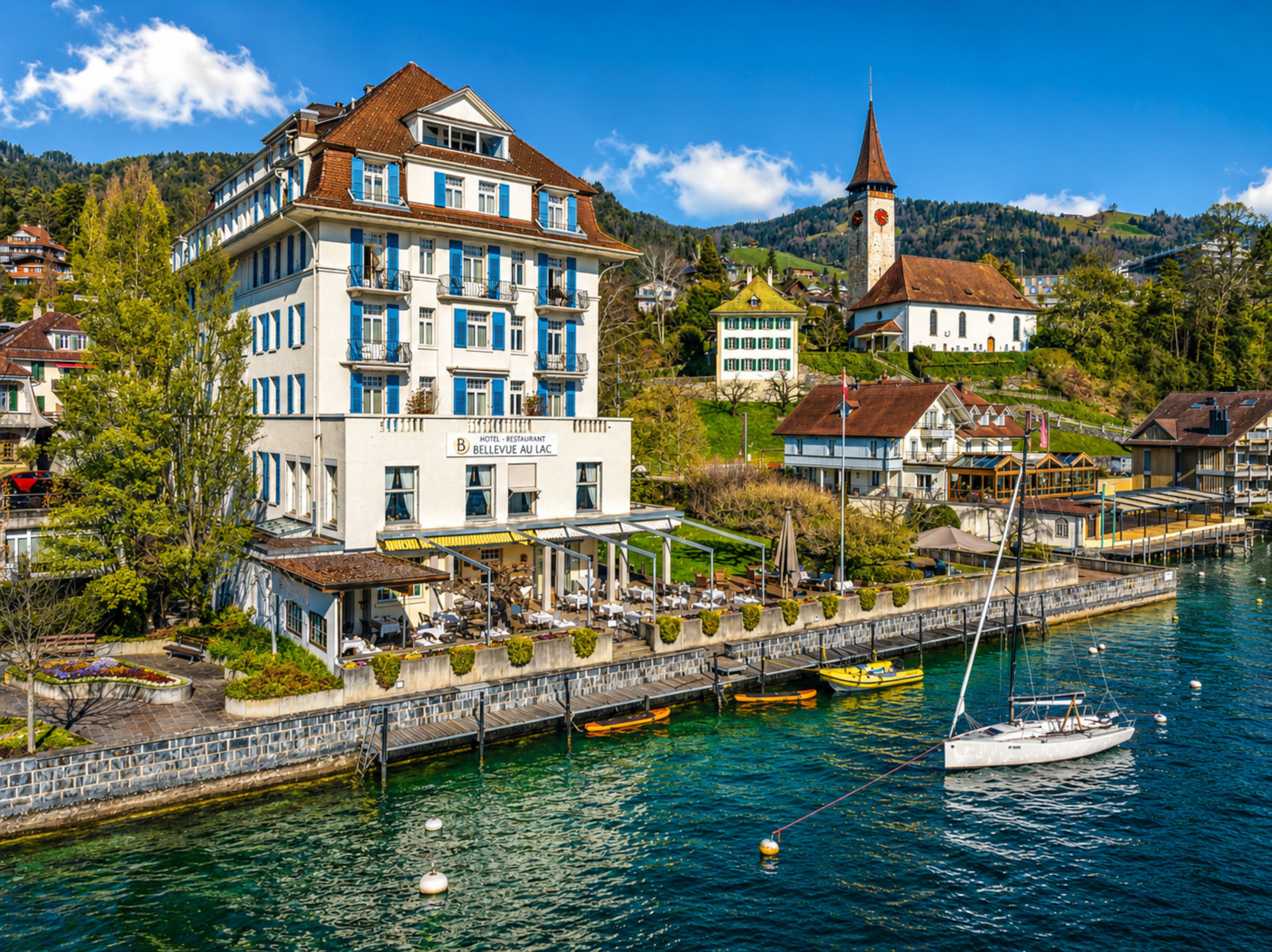 Hotel und Restaurant Bellevue am See in Thun – die schönste Terrasse am See
