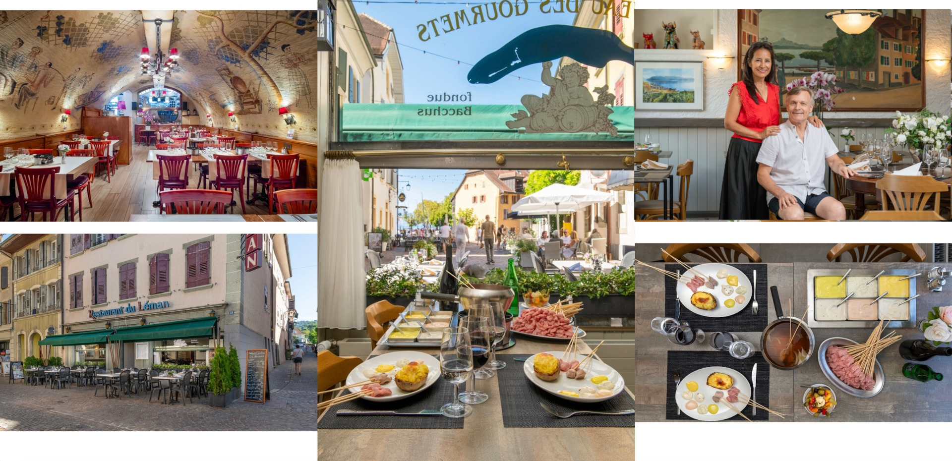 Restaurant du Léman à Lutry, spécialiste de la fondue Bacchus 