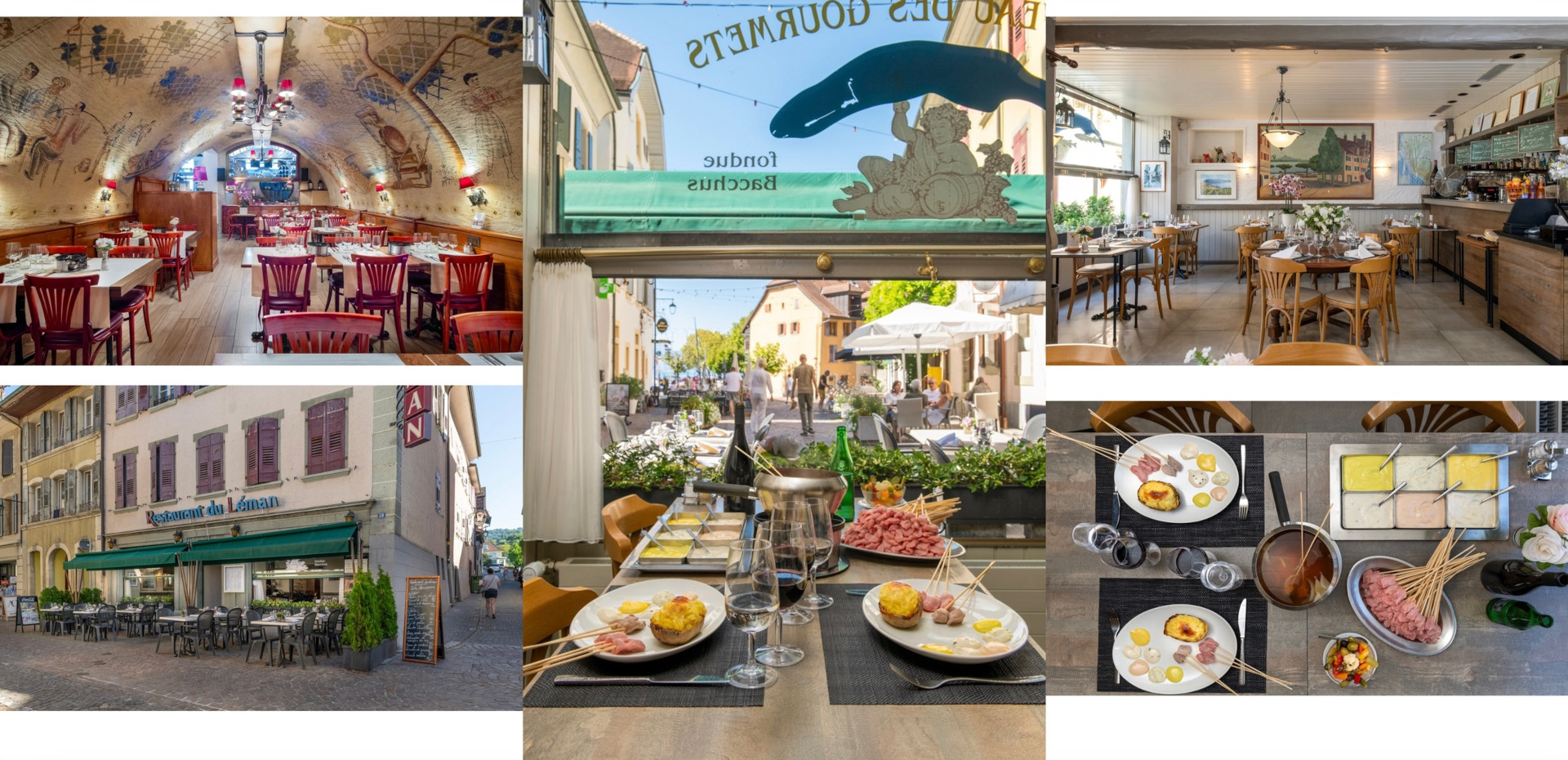 Restaurant du Léman à Lutry, spécialiste de la fondue Bacchus 